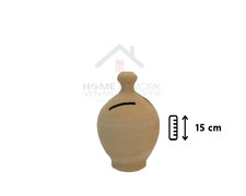 SALVADANAIO TERRACOTTA BENEGIAMO 15CM NUOVO ARTIGIANALE