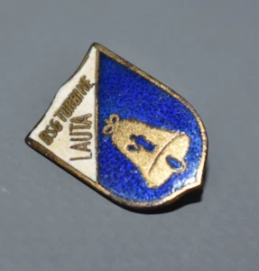 Alte Anstecknadel Brosche Fußball BSG Turbine Lauta Fach #D2 - Bild 1 von 3