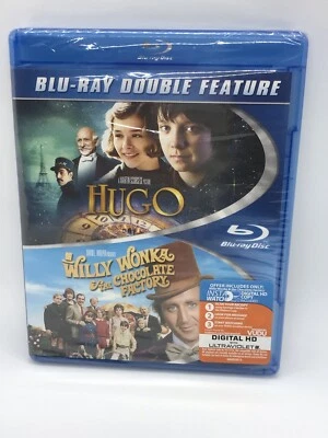 Hugo/Willy Wonka & The Chocolate Factory; Blu-Ray Double Feature , PG/G Foto 1 de 4