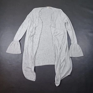 Anthropologie Moth S Wool Cashmere Blend Open Cardigan Sweater Flared Sleeve - Picture 1 of 12