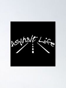 Asphalt Life, Construction, Paving Vinyl 3" Sticker