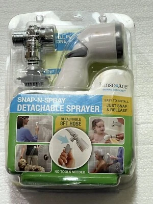 Rinse Ace Snap N Spray Detachable Sprayer Shower Head - Image 1 of 4