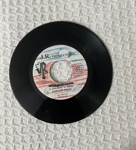 JUNIOR REID One Blood 45RPM 7” Reggae Dancehall Record J.R.Productions - Picture 1 of 4