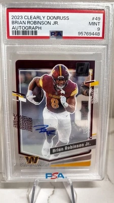 2023 Panini Clearly Donruss - Brian Robinson Jr. #49 Autographs /200 (AU) - Image 1 of 2