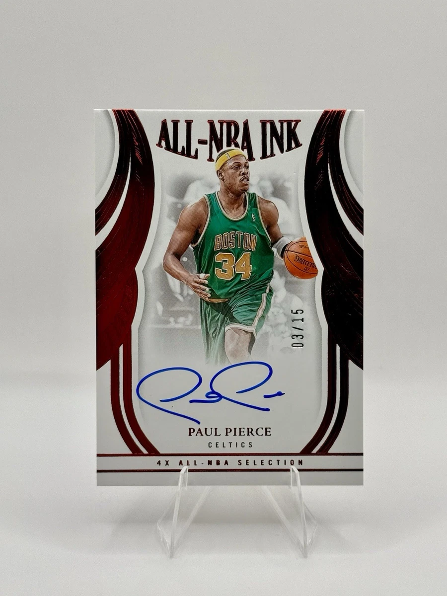 Panini Paul Pierce Autographed Basketball Trading Cards