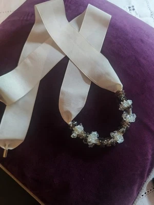 Wunderschönes Armband zum binden   ( auch im Haar oder als Halsschmuck) - Bild 1 von 2