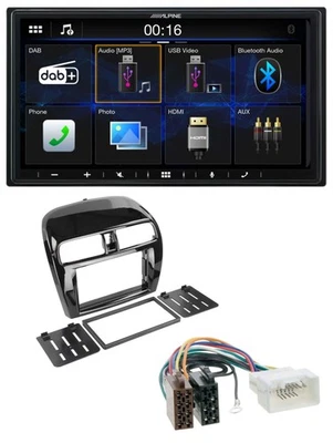 Alpine Bluetooth 2DIN MP3 DAB USB Autoradio für Mitsubishi SpaceStar Mirage ab 1 - Bild 1 von 4