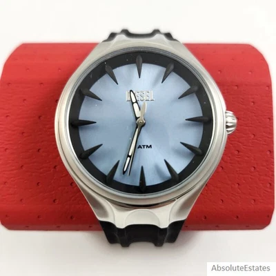 NUEVO Diesel Streamline Reloj Hombre Silicona Plateado Azul y Negro DZ2216 NUEVO EN CAJA NUEVO CON ETIQUETAS Foto 1 de 4