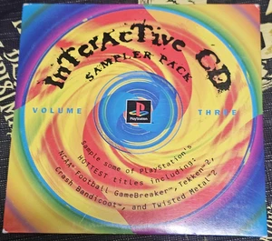 Sony Playstation 1 PS1 Interactivo CD Volumen 3 Sampler Pack Funda 1996 - Imagen 1 de 3