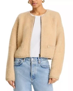 Frame Lofty Crochet Cardigan Wheat Size M BNWT - Picture 1 of 14