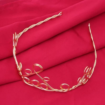  Bridal Hairpiece Tiara for Wedding Ceremony Gioielli Sposa Femminile - Immagine 1 di 4