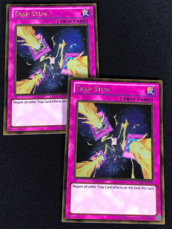 Yugioh Trap Stun PGLD-EN090 Gold x2 (NM) - Image 1 of 1