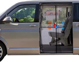 Zanzariera Magnetica Compatibile VW T5 T6 per Porta Scorrevole, Zanzariera Prote - Foto 1 di 12