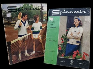 Rivista Spinnerin vintage lotto di 2 volumi moda 157 e 170 anni 60 - Foto 1 di 11