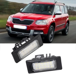 2x LED Kennzeichenleuchte Skoda Yeti 5L ab 05.2012 bis 2013 Wagenummer - Bild 1 von 5