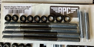 YAMAHA RAPTOR 700 ARP HEAD STUD KIT OEM SIZE APC RACING STUDS 06-25 HEADSTUDS - Picture 1 of 2