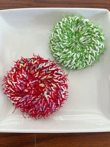 2 Scrubbies~Eco-Friendly, Reusable, Washable~Free Shipping #4 - Picture 1 of 1