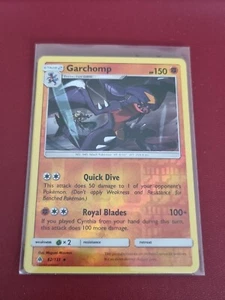 Pokemon Karte Sonne Mond Verbotenes Licht Garchomp 62/131 Rare Reverse Holo TCG - Bild 1 von 1