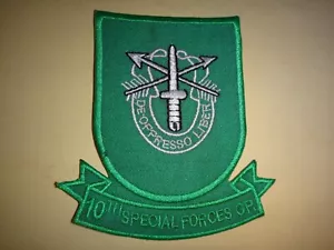 US Army 10th Special Forces Group (Airborne) DE OPPRESSO LIBER Patch - Picture 1 of 3