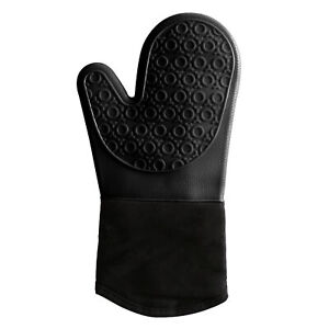 1pc Oven Glove Reusable Wear-resistant Flexible Pot Holder Sleeve Glove 9 Colors