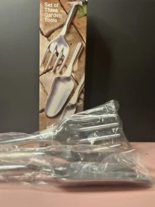 Neu im Karton Dansk kräftige ALUMINIUM 3 Garten Handwerkzeuge Set Gabel Sämling & normale Kelle - Bild 1 von 6