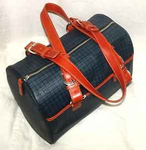 Ralph Lauren Black Watch Plaid Boston Bag - Picture 1 of 23