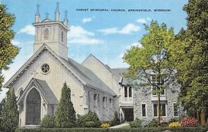 # K1273 Springfield, Mo.   AK, CHRISTUS BISCHOFSKIRCHE - Bild 1 von 2