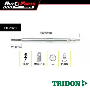 Tridon Glow Plug TGP026 fits Ssangyong Actyon SUV 2.0L Diesel 2007 - 2013 - Picture 1 of 1