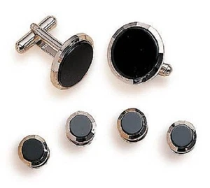 Museum Cufflinks and Studs Gold Finish - Picture 1 of 1