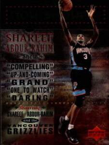 1999-00 Upper Deck Now Showing Basketball Card #NS28 Shareef Abdur-Rahim