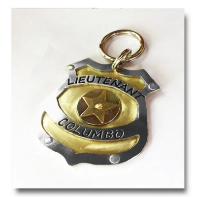 Police Officer Badge K9 Pet ID Dog Name Tag Free Engraving Brass Nickel Silver - Image 1 of 4