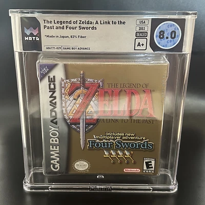 The Legend Of Zelda: A Link to the Past (GBA, 2002) WATA 8.0 A+ Sealed Game Boy - Image 1 of 2