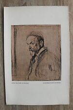 Kunst Druck 1 Blatt 1905/06 Hugo Freiherr v Habermann nach Prof Leo Samberger ++