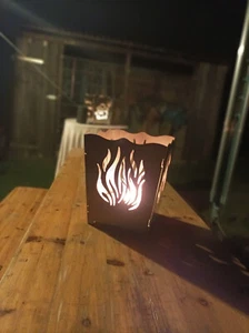 Feuerschale für Ihren Garten-, Balkon,- Biertisch aus rostfreiem Edelstahl - Bild 1 von 9