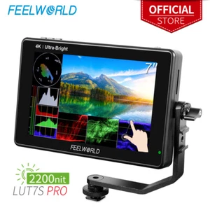 Feelworld LUT7S PRO 7inch 2200nit Camera Field Monitor 4K HDMI 3D LUT HDR SDI  - Picture 1 of 8
