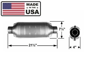 Catalytic Converter Fits FORD GAS 7.3L Universal Converter 3.0" Dia - Picture 1 of 8