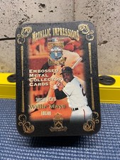 Metallic Impressions Cooperstown Collection 5-Metal Card Set in Tin Willie Mays 