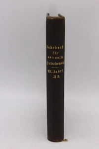 Jahrbuch Fur Sexuelle Zwischenstunfen VII. Jahrg .II B GERMAN HARDCOVER BOOK - Picture 1 of 5