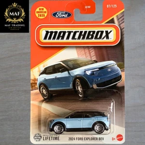 Matchbox 2024 Ford Explorer BEV Blau #7 Mainline 2025 Case A | Neu - Bild 1 von 2