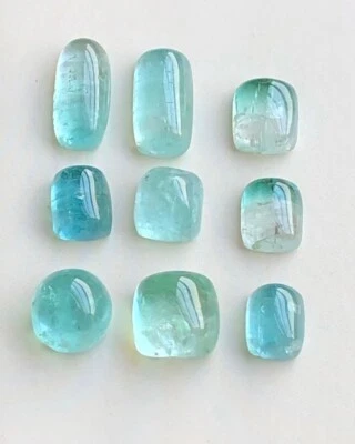 Cabujones de turmalina bicolor azul, 15,80 quilates, turmalina, turmalina azul Foto 1 de 4