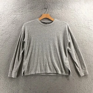Maglione Eddie Bauer manica lunga donna grigio medio pullover girocollo casual - Foto 1 di 13