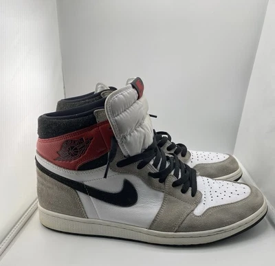 Zapatos para hombre Nike Air Jordan 1 Retro High OG gris humo - talla 14 - 555088 126 Foto 1 de 4