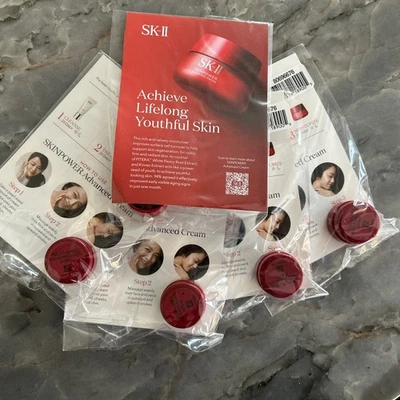 SK-II SKII Skin Power Advanced Cream Samples Mini Travel (5 X 2.5ml) - Image 1 of 2