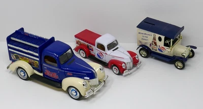 Camiones de reparto réplica Golden Wheel DieCast Pepsi Cola Foto 1 de 4