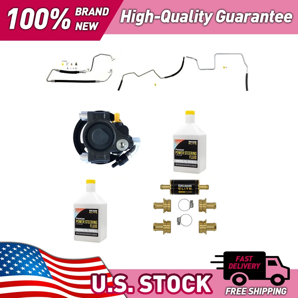 Kit de bomba y mangueras de dirección asistida para Ford Expedition 2003 2004 2005 2006 5,4 L V8 Foto 1 de 1