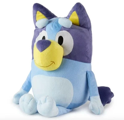 Almohada de peluche grande Bluey Heeler cachorro perro personaje compañero, animal de peluche de 17,5" Foto 1 de 3