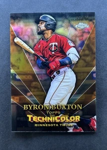 Byron Buxton 2023 Topps Chrome In Technicolor GOLD REFRACTOR /50 Twins (#TT-21) - Bild 1 von 2