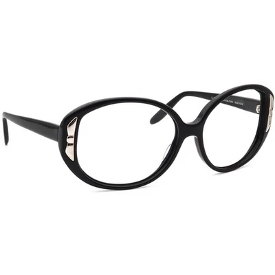 Barton Perreira Sunglasses Frame Only Genevieve Black/Silver Oversize Japan 62mm - Image 1 of 4