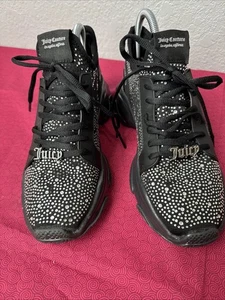 Zapatillas Juicy Couture ADANA, Negras (Faltan pedrería), Talla 8.5 Whimsigoth - Imagen 1 de 22