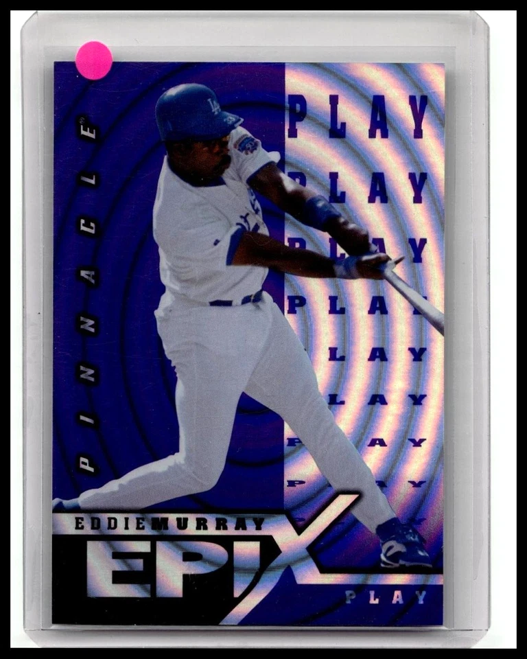 1998 Pinnacle EPIX PLAY PURPLE #24 Eddie Murray Dodgers Refractor HOF RARO Foto 1 de 3